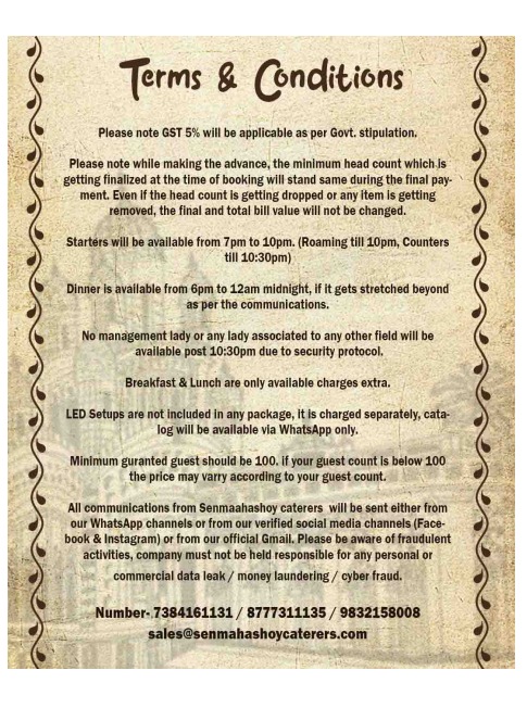 Terms and Conditions - Page 1